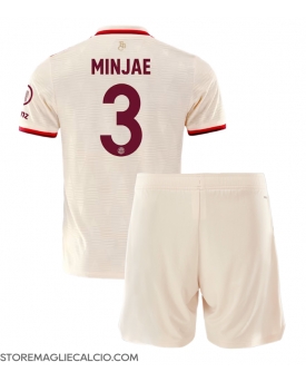 Bayern Munich Kim Min-jae #3 Maglia Gara Terza Repliche 2024-25 Bambino